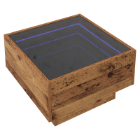Produktbild för Kaffeebord Gammalt trä 50 x 50 x 30 cm Konstruerat trä