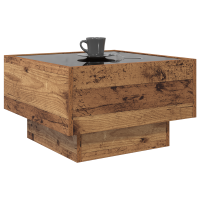 Produktbild för Kaffeebord Gammalt trä 50 x 50 x 30 cm Konstruerat trä