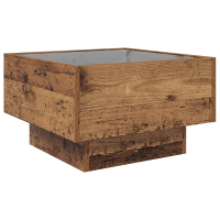 Produktbild för Kaffeebord Gammalt trä 50 x 50 x 30 cm Konstruerat trä