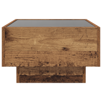 Produktbild för Kaffeebord Gammalt trä 50 x 50 x 30 cm Konstruerat trä