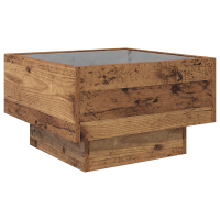 Produktbild för Kaffeebord Gammalt trä 50 x 50 x 30 cm Konstruerat trä