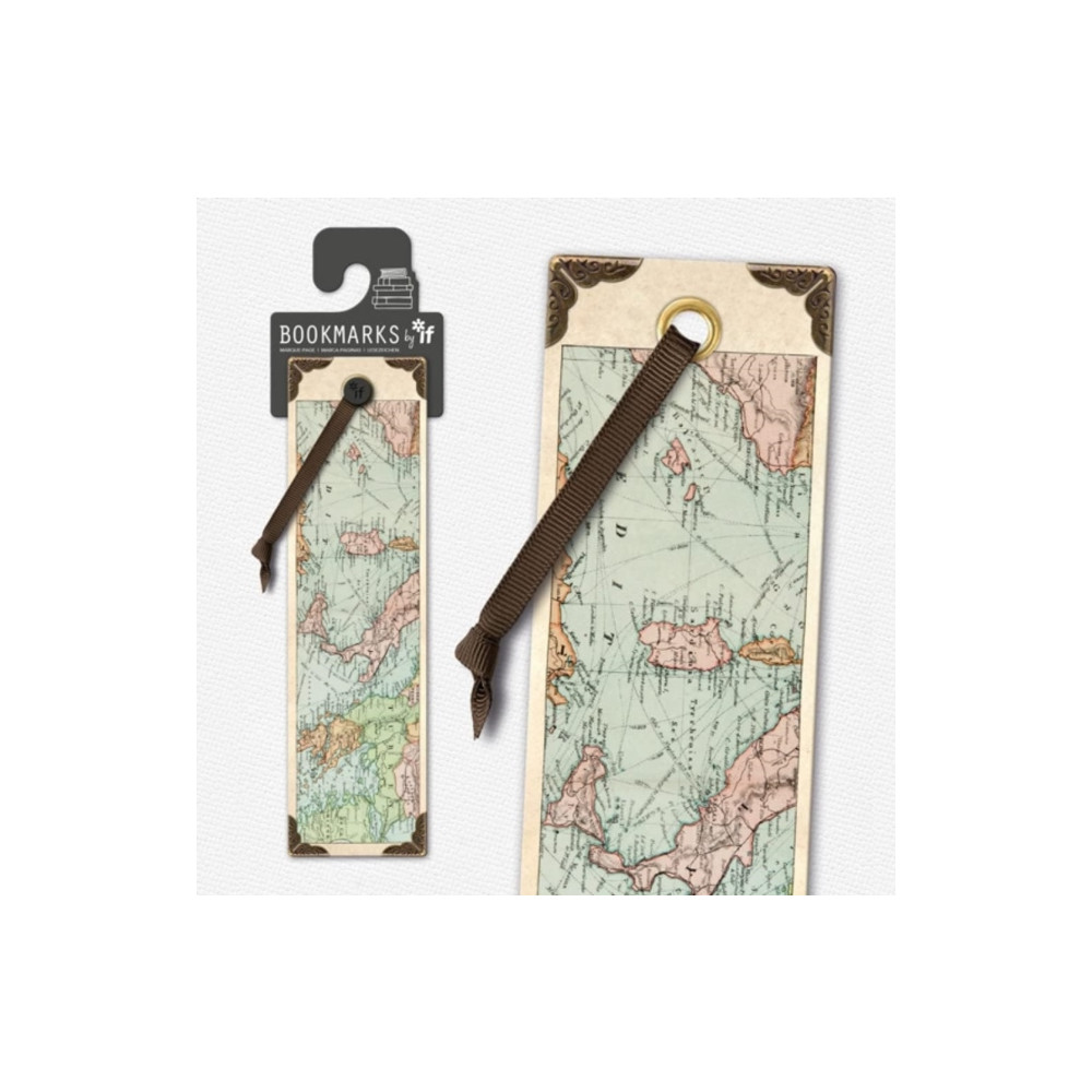 Produktbild för Vintage Bookmarks - Map