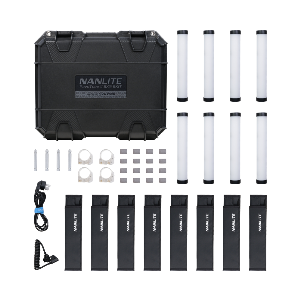 Produktbild för Nanlite PavoTube II 6XR 8 light Kit
