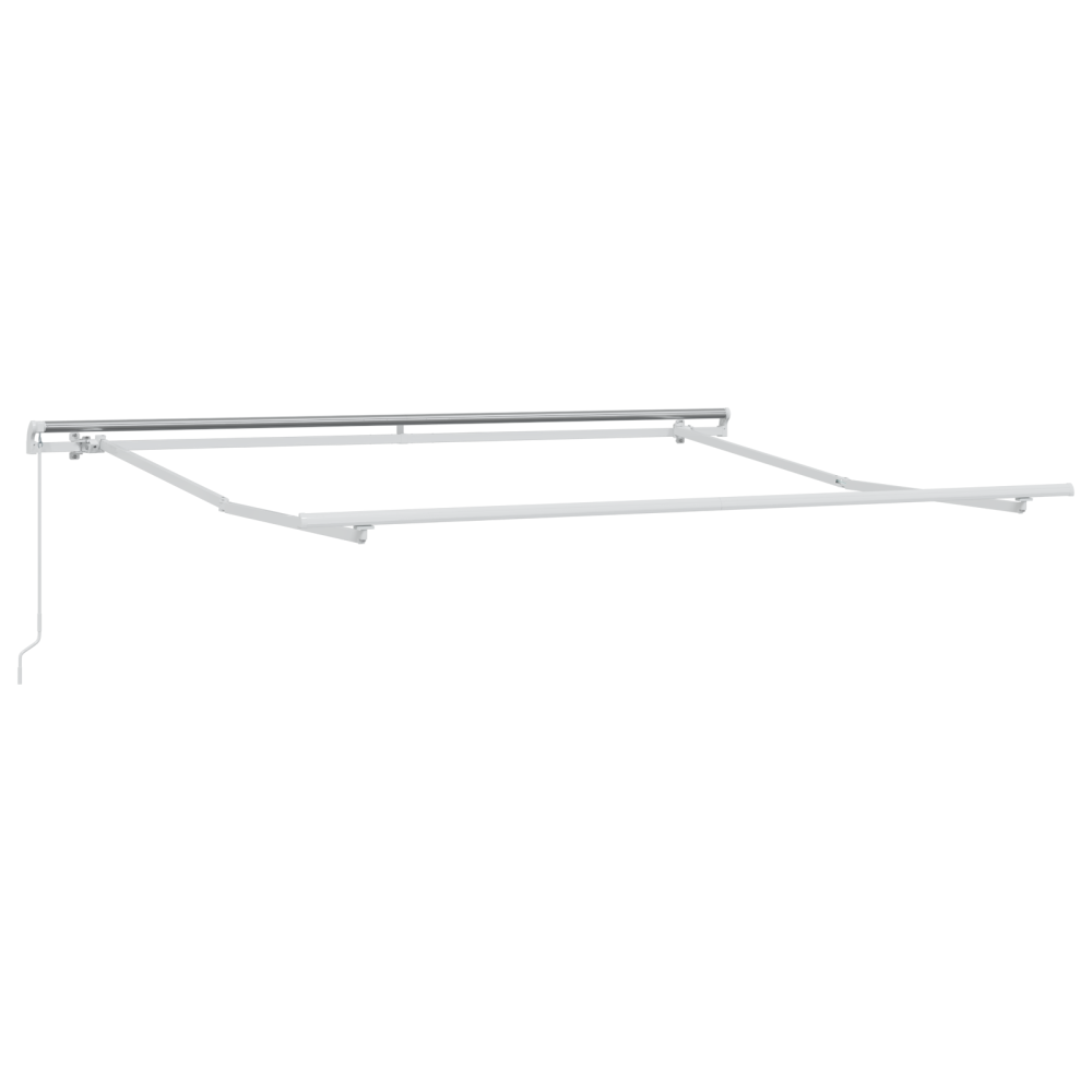 Produktbild för Utfällbar markis Orange och Brunt 350 x 250 cm