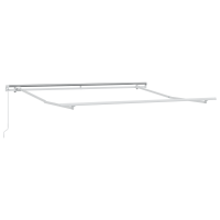 Produktbild för Utfällbar markis Orange och Brunt 350 x 250 cm