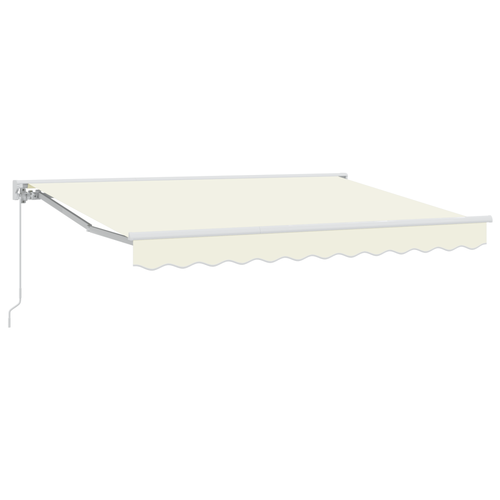Produktbild för Markisram Kräm 250 x 200 cm Polyester med PU-beläggning