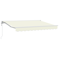 Produktbild för Markisram Kräm 250 x 200 cm Polyester med PU-beläggning