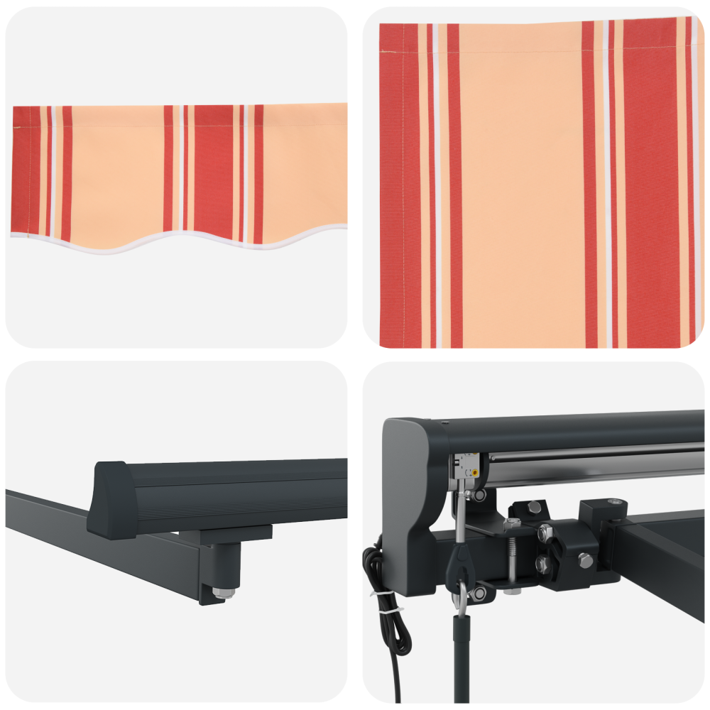 Produktbild för Markisram Flerfärgsdesign 350 x 250 cm