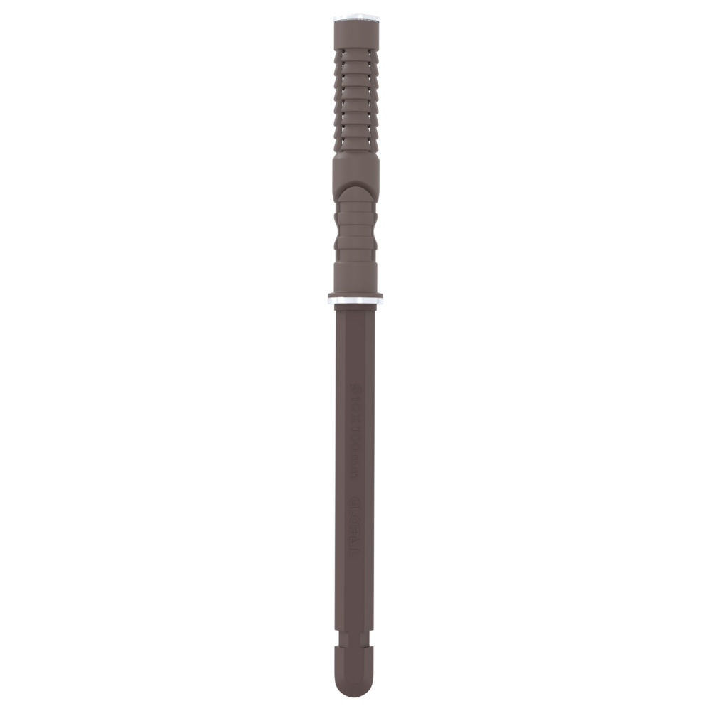Produktbild för Flytande hyllstöd 12 pcs Beige Ø10 x 170 mm Stål