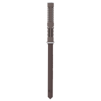Produktbild för Flytande hyllstöd 12 pcs Beige Ø10 x 170 mm Stål
