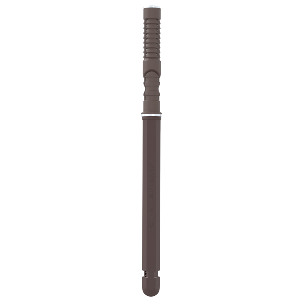 Produktbild för Flytande hyllstöd 12 pcs Beige Ø12 x 190 mm Stål
