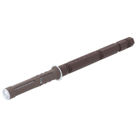 Produktbild för Flytande hyllstöd 12 pcs Beige Ø14 x 210 mm Stål