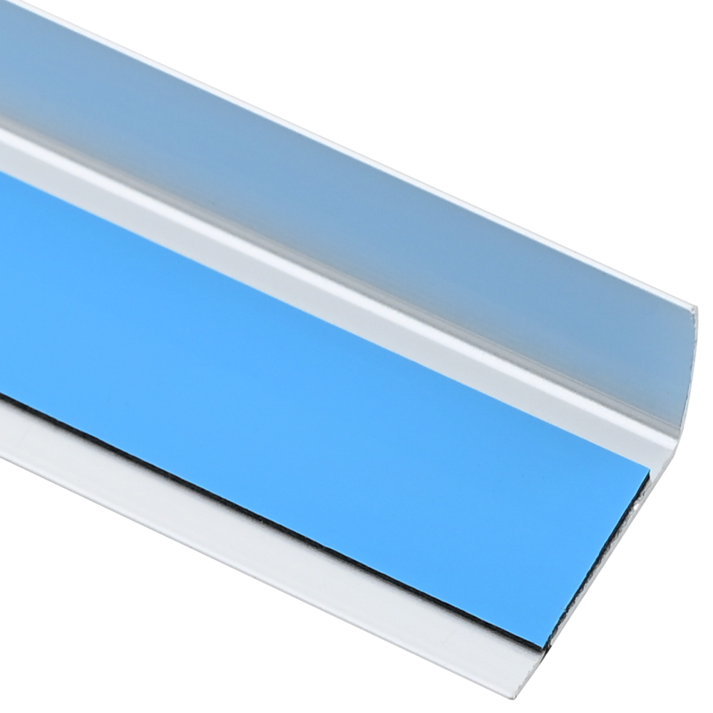Produktbild för Trappnoslister 10 pcs Silver 67 x 3 x 2 cm Aluminium