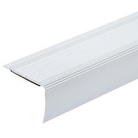 Produktbild för Trappnoslister 10 pcs Silver 67 x 3 x 2 cm Aluminium