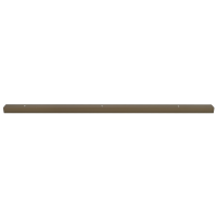 Produktbild för Trappnoslister 30 pcs Brun 67 x 3 x 2 cm Aluminium