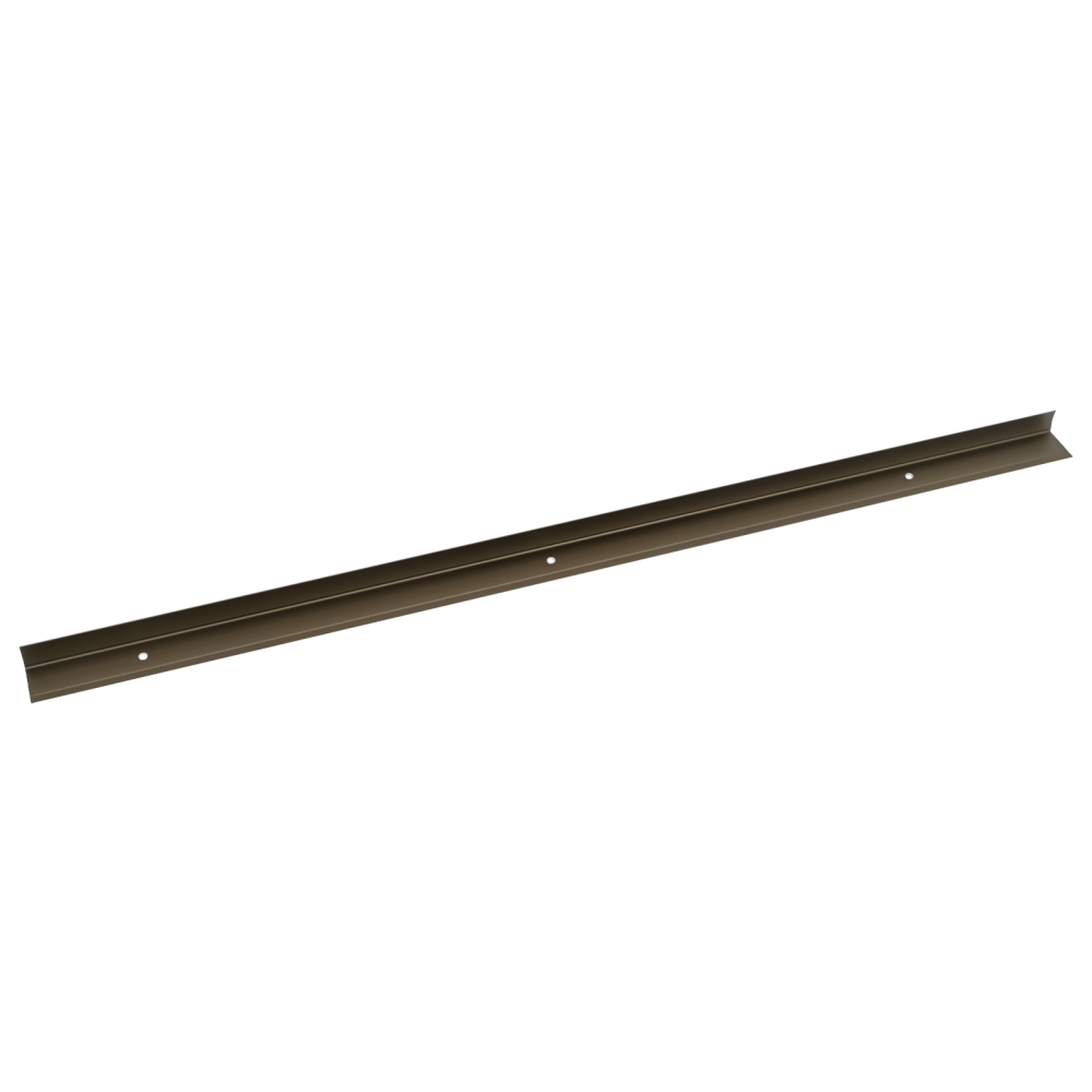 Produktbild för Trappnoslister 30 pcs Brun 67 x 3 x 2 cm Aluminium