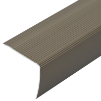 Produktbild för Trappnoslister 30 pcs champagne 67 x 3 x 2 cm Aluminium