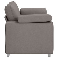 Produktbild för Tvåsitssoffa Taupe 160 cm tyg
