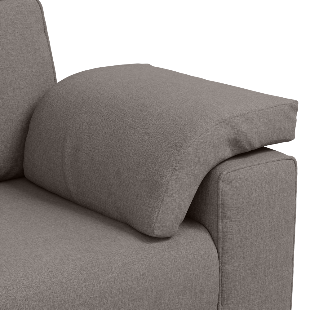 Produktbild för Tvåsitssoffa Taupe 160 cm tyg