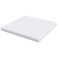 Produktbild för Madrass Vit 180 x 200 cm Jacquardtyg