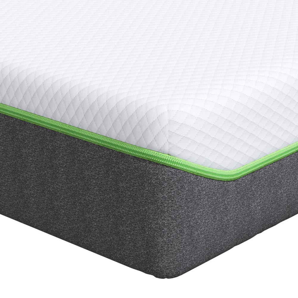 Produktbild för Madrass Vitt och Grått 80 x 200 cm Jacquardtyg