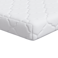 Produktbild för Madrass Vit 60 x 120 cm Jacquardtyg