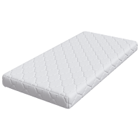 Produktbild för Madrass Vit 60 x 120 cm Jacquardtyg