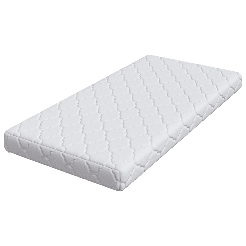 Produktbild för Madrass Vit 70 x 140 cm Jacquardtyg