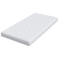 Produktbild för Madrass Vit 80 x 160 cm Jacquardtyg
