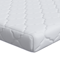 Produktbild för Madrass Vit 80 x 200 cm Jacquardtyg