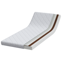 Produktbild för Madrass Vit 80 x 200 cm Jacquardtyg