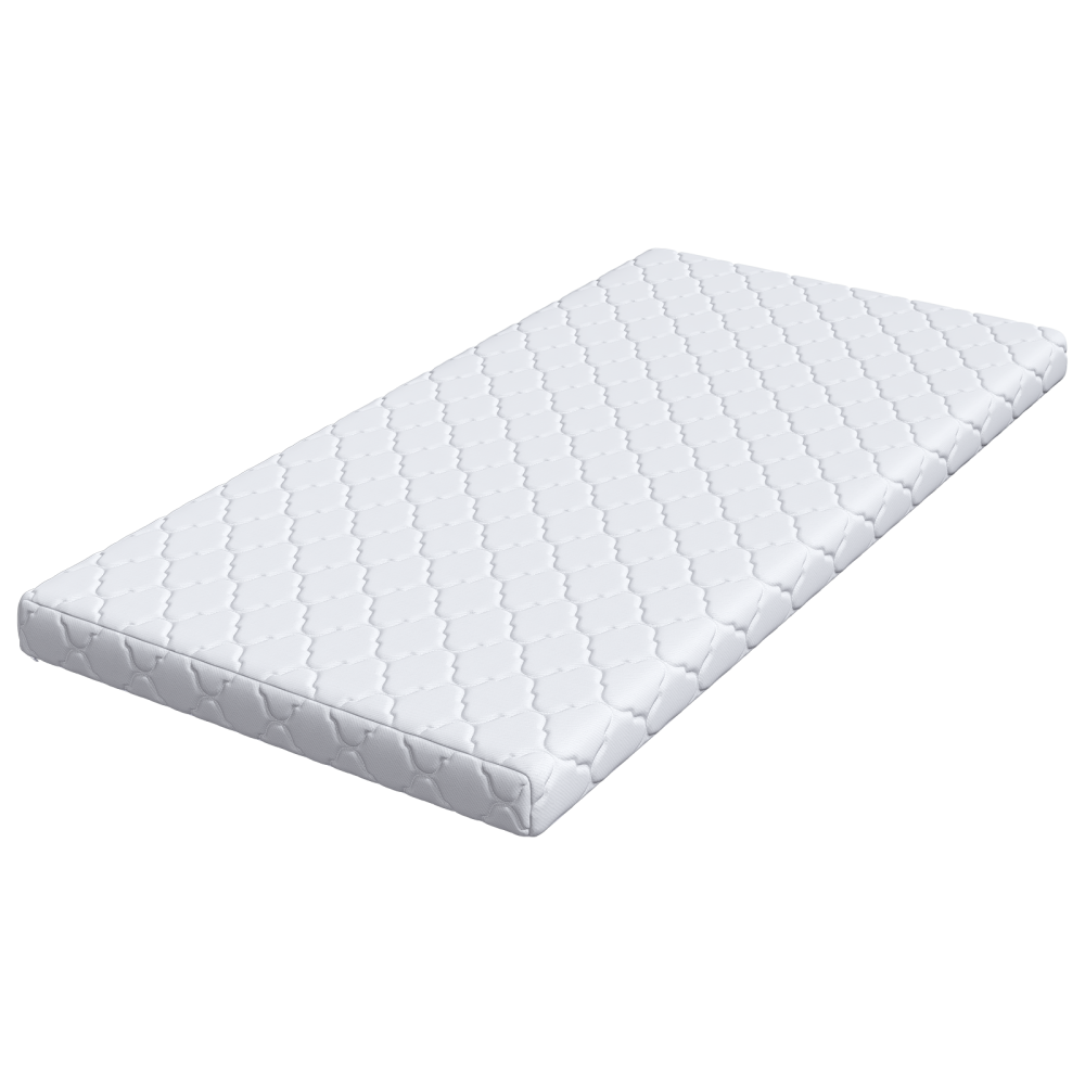 Produktbild för Madrass Vit 100 x 200 cm Jacquardtyg