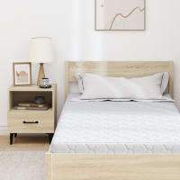 Produktbild för Madrass Vit 100 x 200 cm Jacquardtyg