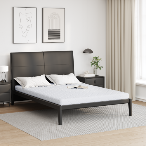 vidaXL Madrass Vit 140 x 190 cm Jacquardtyg