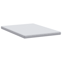 Produktbild för Madrass Vit 140 x 190 cm Jacquardtyg