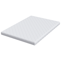 Produktbild för Madrass Vit 160 x 200 cm Jacquardtyg