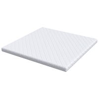 Produktbild för Madrass Vit 180 x 200 cm Jacquardtyg