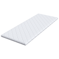 Produktbild för Kokostopper Vit 70 x 200 cm Jacquardtyg