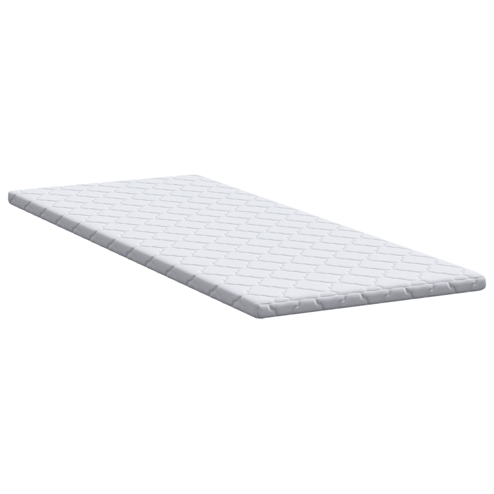 Produktbild för Kokostopper Vit 80 x 200 cm Jacquardtyg