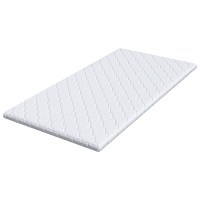 Produktbild för Kokostopper Vit 90 x 190 cm Jacquardtyg