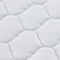 Produktbild för Kokostopper Vit 140 x 200 cm Jacquardtyg