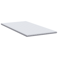 Produktbild för Kokostopper Vit 160 x 200 cm Jacquardtyg