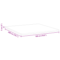 Produktbild för Kokostopper Vit 180 x 200 cm Jacquardtyg
