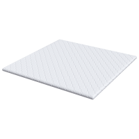 Produktbild för Kokostopper Vit 180 x 200 cm Jacquardtyg