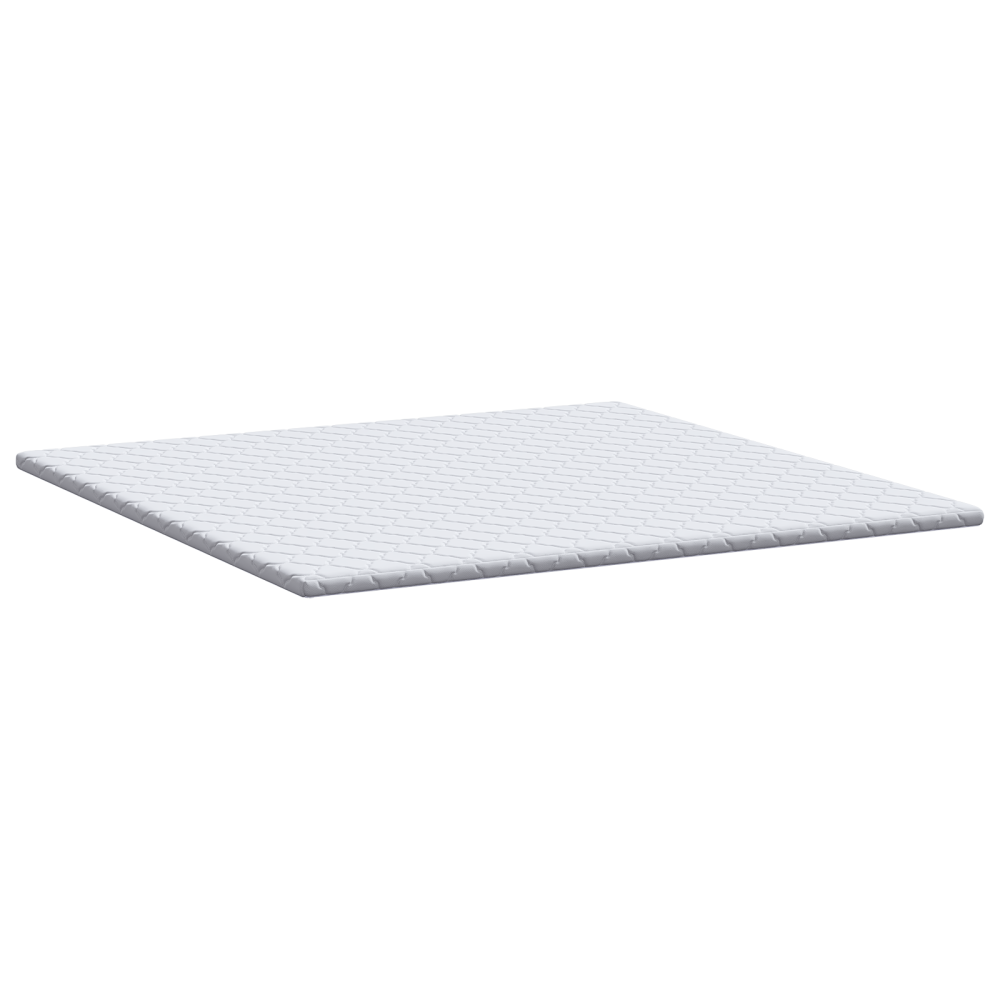 Produktbild för Kokostopper Vit 180 x 200 cm Jacquardtyg