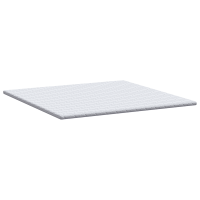 Produktbild för Kokostopper Vit 180 x 200 cm Jacquardtyg