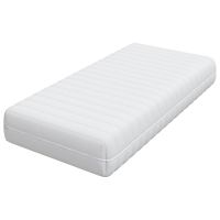 Produktbild för Madrass Vit 60 x 120 cm Pocketfjäder