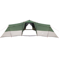 Produktbild för Familjetält med tak med lagring Grön 833 x 585 x 216 cm taffeta