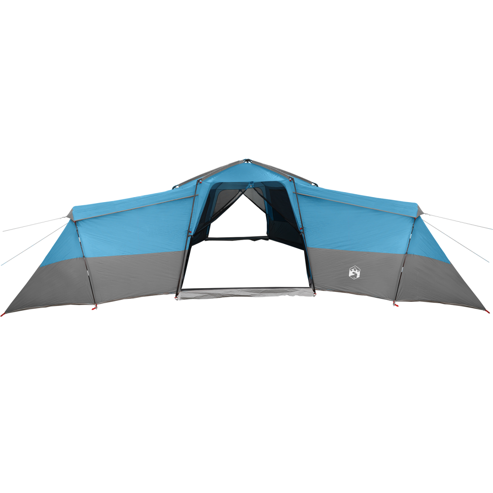 Produktbild för Familjetält med tak med lagring Blå 833 x 585 x 216 cm taffeta