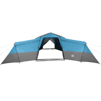 Produktbild för Familjetält med tak med lagring Blå 833 x 585 x 216 cm taffeta